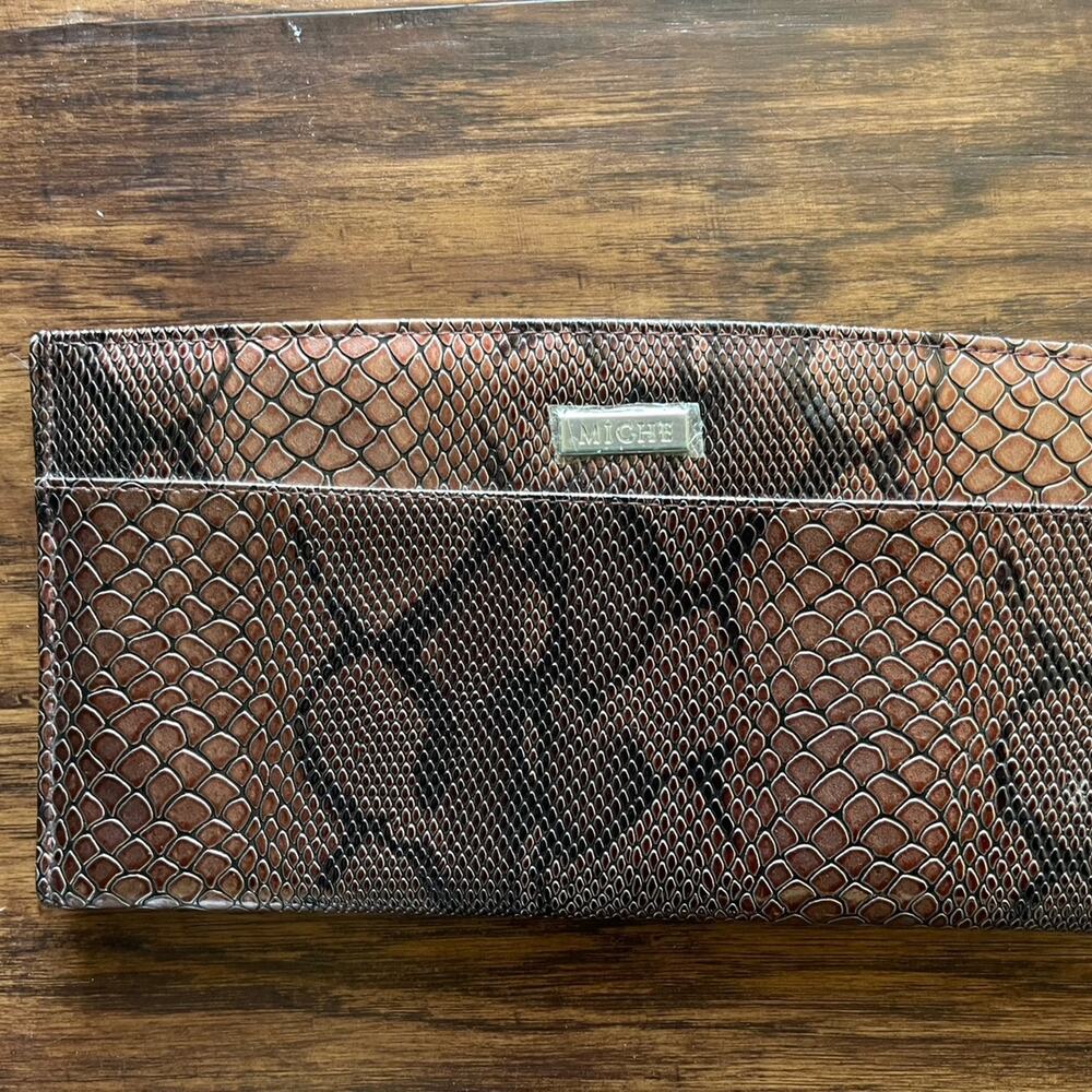 Miche snake print purse cover